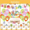 Birthday Squishmallows Party Supplies Cupcake Topper Balloon Banner Decoration