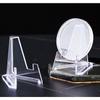 Clear Acrylic Coin Display Stand Holders Small Easel Rack Pokemon Card Commemorative Challenge Coin Capsule Holder Support