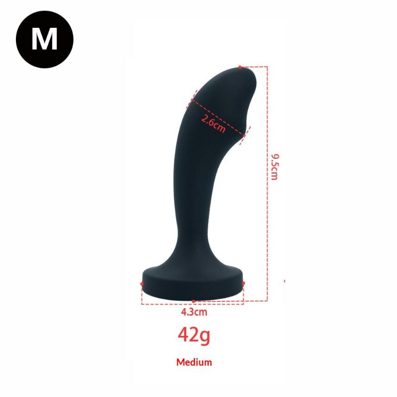 Silicone Anal Dilatancy Dildos Adult Sex Toys Anal Plug G-point Massage Gem Crystal Base Butt Plug Anal Masturbation Stimulator