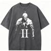 Любитель аниме Dark Souls Стиранная футболка Одежда на весь год Высокое качество Личность Одежда Большой размер Унисекс Новая модель Футболка для пары