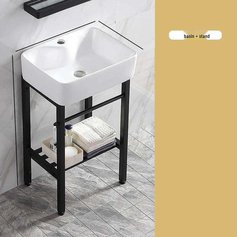 XONYSHI Ceramic Pedestal Wash Basin Set