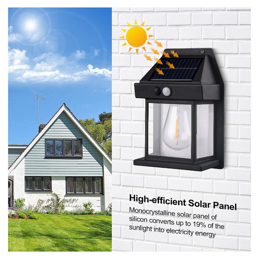 600LM Solar Charging Induction LED Night Light Living Waterproof Super Bright Auto On/OFF No Electricity Required Solar Wall Lamp
