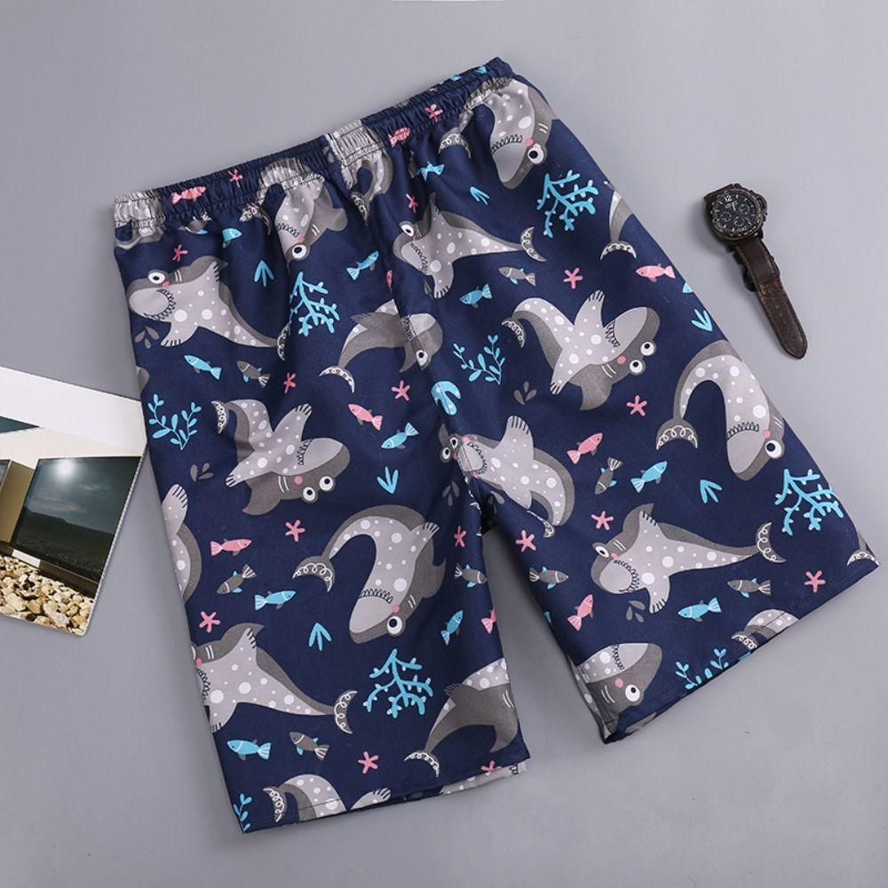 Cool Swimming Shorts Trunks Men Print Surf Shorts New Quick Dry Beach Shorts
