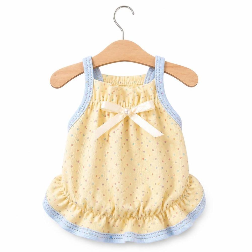 Polka Dot Puppy Cat Slip Dress Breathable Cat Sleeveless Dress Corgi Teddy Clothes Pet Supplies