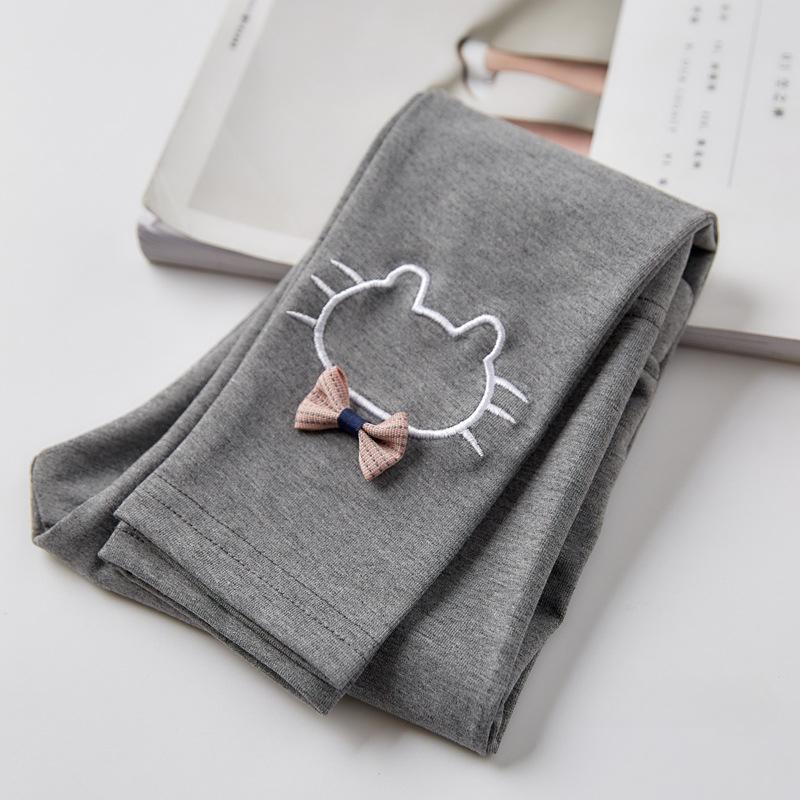 Леггинсы для девочек Детские тонкие укороченные брюки с рисунком Верхняя одежда для малышей