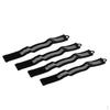4 Pcs Ankle Leg Strap Cycling Bike Pants Band Clip Wrap Black