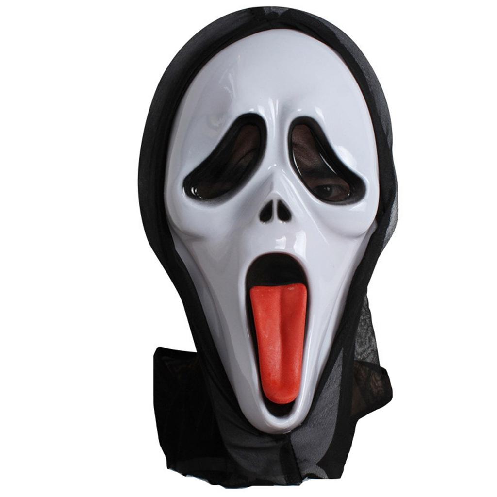 Маска с плащом, Маска на всю голову, Страшные маски, Аксессуар для костюма ужасов для вечеринки