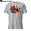 Colorful Labrador Retriever Unisex T-Shirt | Unique Design with Paint Splashes