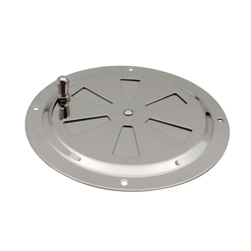 2pcs 125mm Air Louver Vent BBQ Grill Smoker Exhaust Kitchen Vent Stove Stainless Steel Damper Round Home Vents Replacement