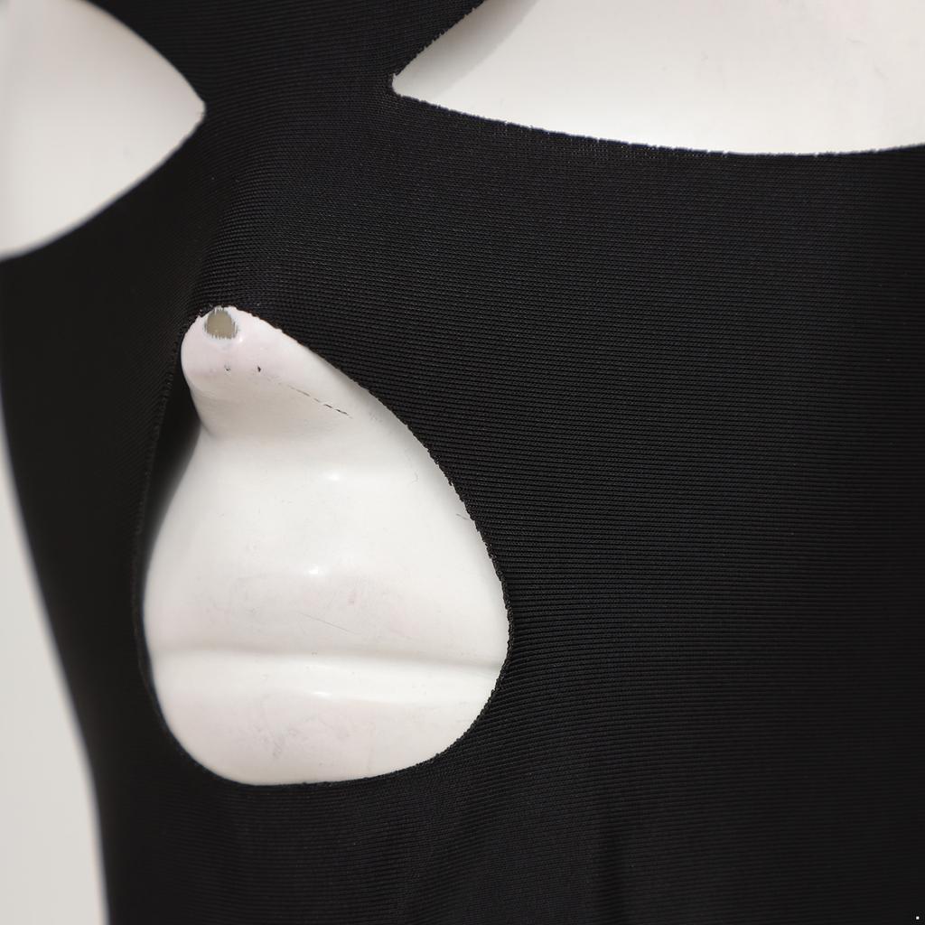 Взрослая косплей-балаклава - Черная маска на все лицо с сетчатыми вырезами, эластичный капюшон для Хэллоуина и использования на мотоцикле