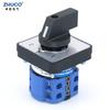 ZHUCO SZW26/LW26-20 Ith 20A Ui 660V 2-полюсный 8 винтов 3 положения 64x64 48x48 мм Панельный переключатель кулачковый ВКЛ ВЫКЛ ВКЛ Переключающий
