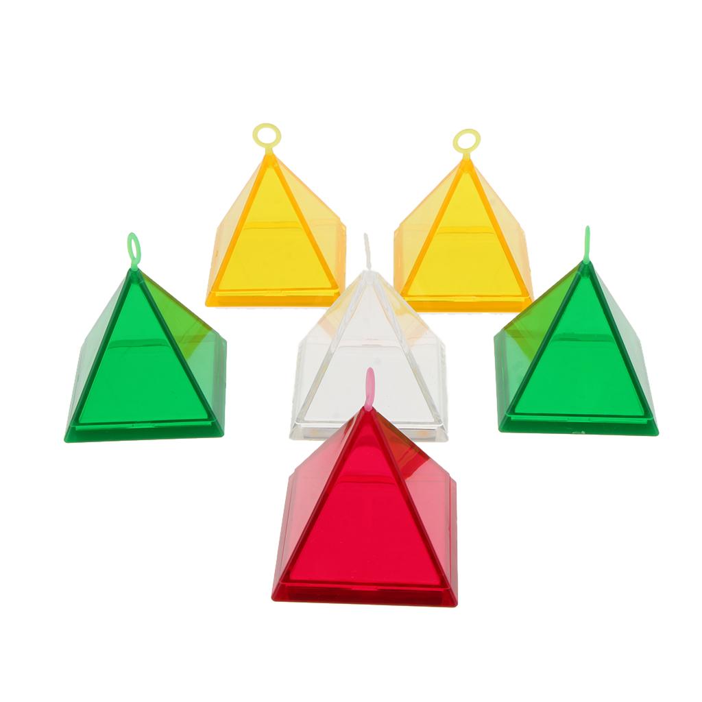 Pack of 6 Helium Balloons Pyramid Pendant Bearing Weight Supplier