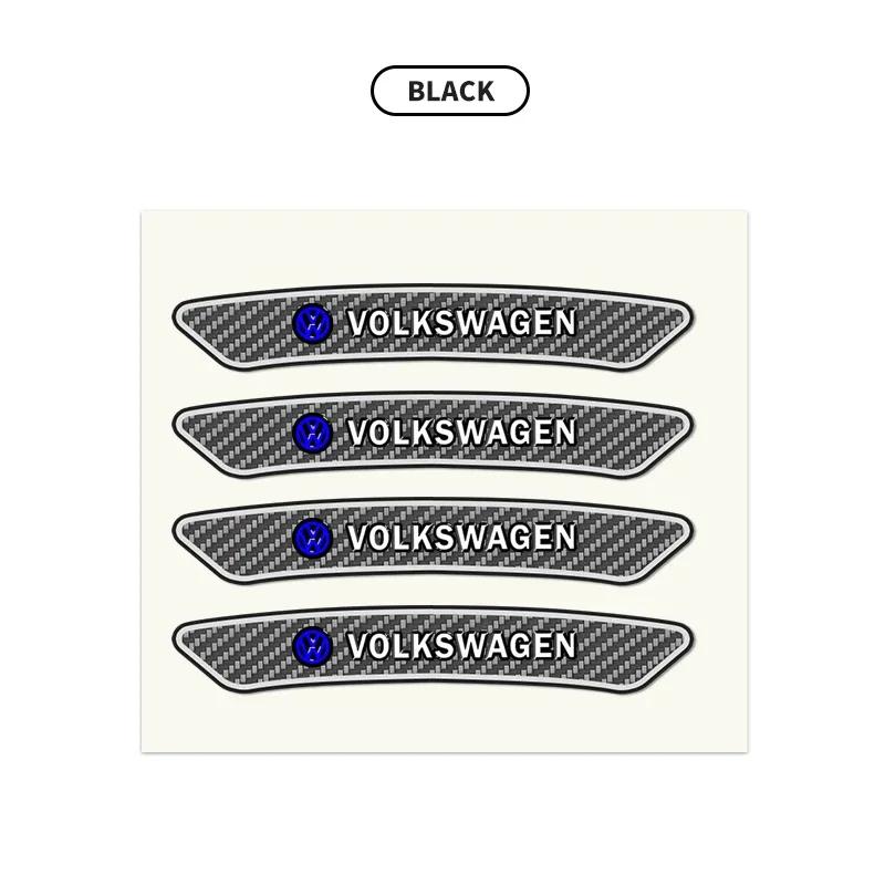 RFKNG1 4Pcs Car Wheel Badge Sticker Emblem Decoration For VW Golf Tiguan Jetta Transporter Passat T5 Polo Touran Scirocco Arteon