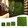 Flocking Fake Moss Stone Plant Background for Creating a Soothing Ambiance