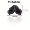 1Pc Strong Hold Hair Claw Clip for Thick Hair – Large Non-Slip Acrylic Jaw Clip, Retro Rhinestone Hair Accessory for Women