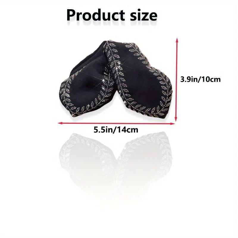 1Pc Strong Hold Hair Claw Clip for Thick Hair – Large Non-Slip Acrylic Jaw Clip, Retro Rhinestone Hair Accessory for Women