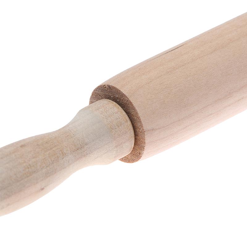 Скалка из цельного дерева с антипригарным покрытием, деревянная пресс-палка для выпечки теста, кухонный инструмент