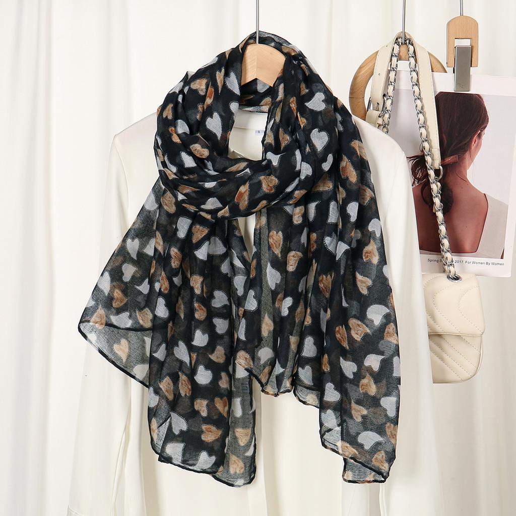 Мусульманские хиджабы для женщин шарф тонкие принтованные шали Femme Musulman мягкая вискоза вискоза головной платок исламский тюрбан хлопковая повязка на голову