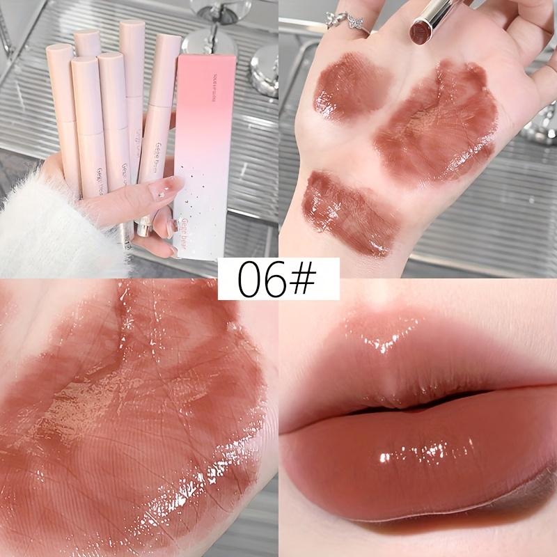 Moisturizing Lip Gloss, Hydrating Mirror-Gloss Finish Pink Lipstick for Women, Non-Sticky Everyday Lip Makeup