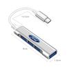 Car 4 In 1 USB-C Hub Notebook Docking USB Splitter Multi-interface Conversion For Ford ST Line Focus 3 Mondeo Ecosport Kuga Mk4
