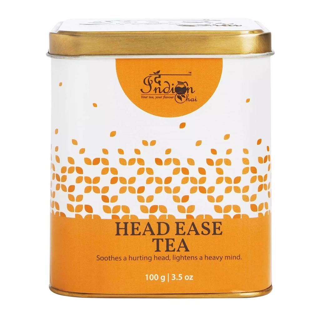 Tea for Headache Relief (100 G), Head Ease Tea, Indian Chai