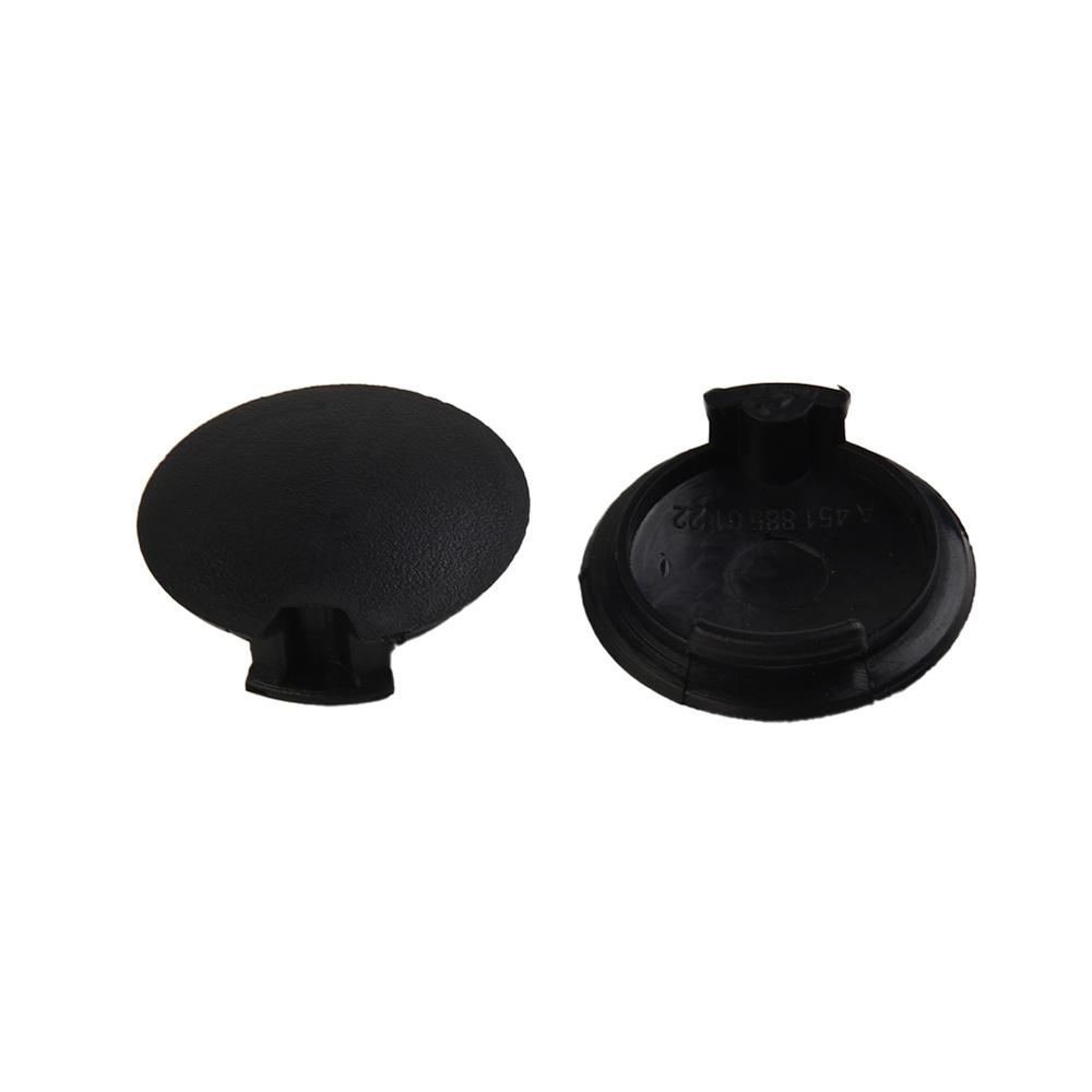 2 шт. Крышка буксировочного крюка заднего бампера черная для 2008-2016 Smart Fortwo 451