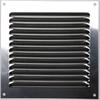 15x15cm Stainless Steel Screw-on Grille with Mosquito Net - SUS 430 - 0.5mm - 60cm2