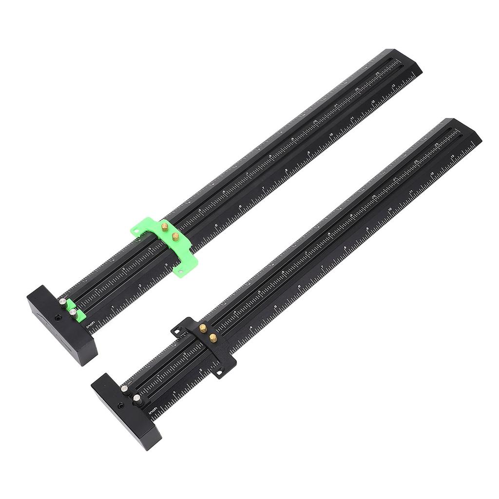 Инструмент для деревообработки циркуль 14 дюймов металлический алюминиевый сплав двойная линия разметочная линейка регулируемая T тип Me