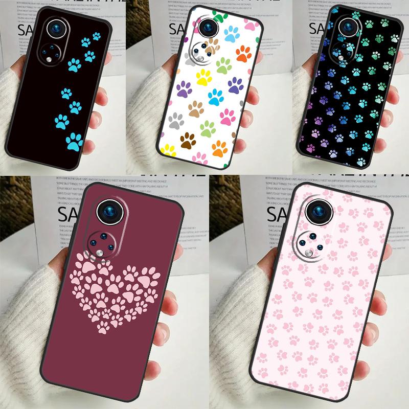 Cat Dog Paws Case For Honor X9b X8b X8 X9 X6a X7a X8a X9a Honor Magic 6 5 Pro 50 70 90 Lite Back Cover