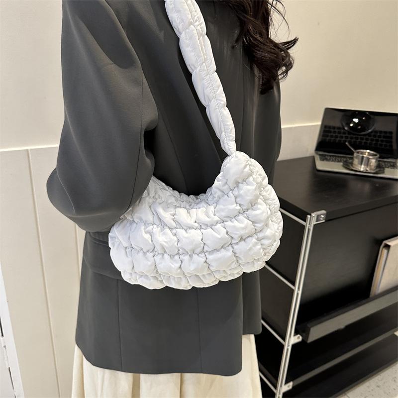 Simple and Fashionable Underarm Bag 2024 Autumn New Simple and Fashionable Shoulder Bag Women's Retro Large-capacity Tote Bag