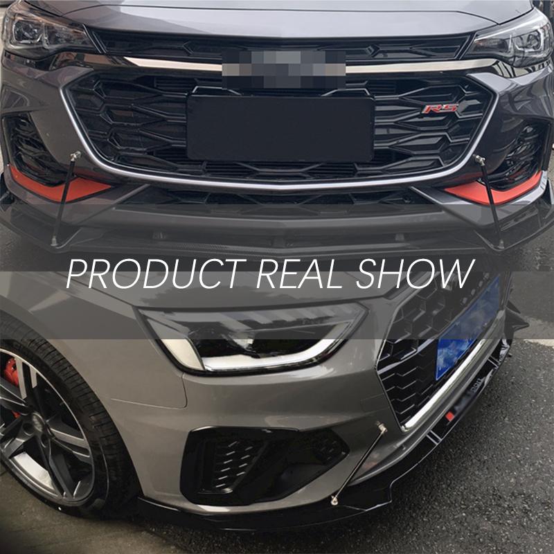 Универсальный гоночный автомобиль, передний и задний бампер, спойлер, опорная стойка, комплект, регулируемый стержень 15 см, черный, красный