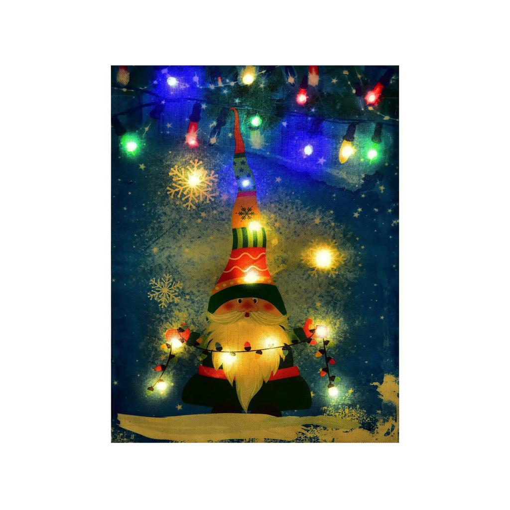 Солнечный светодиодный приветственный рождественский садовый флаг, двухсторонний, рождественские огни, украшение двора, наружного домашнего небольшого украшения, зимний праздник