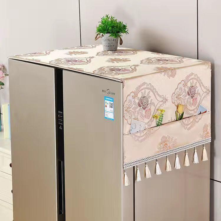 Европейский стиль Холодильник Пылезащитный Чехол Одинарный Открытый Двойной Дверной Стиральная Машина Духовка Микроволновая Печь Водонепроницаемый Чехол Полотенце Полотенце