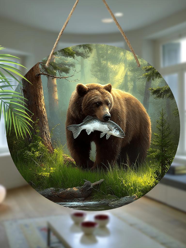 2D плоские деревянные подвесные декоративные таблички, семейное украшение для стены или двери, садовое украшение, подарки на новоселье для друзей