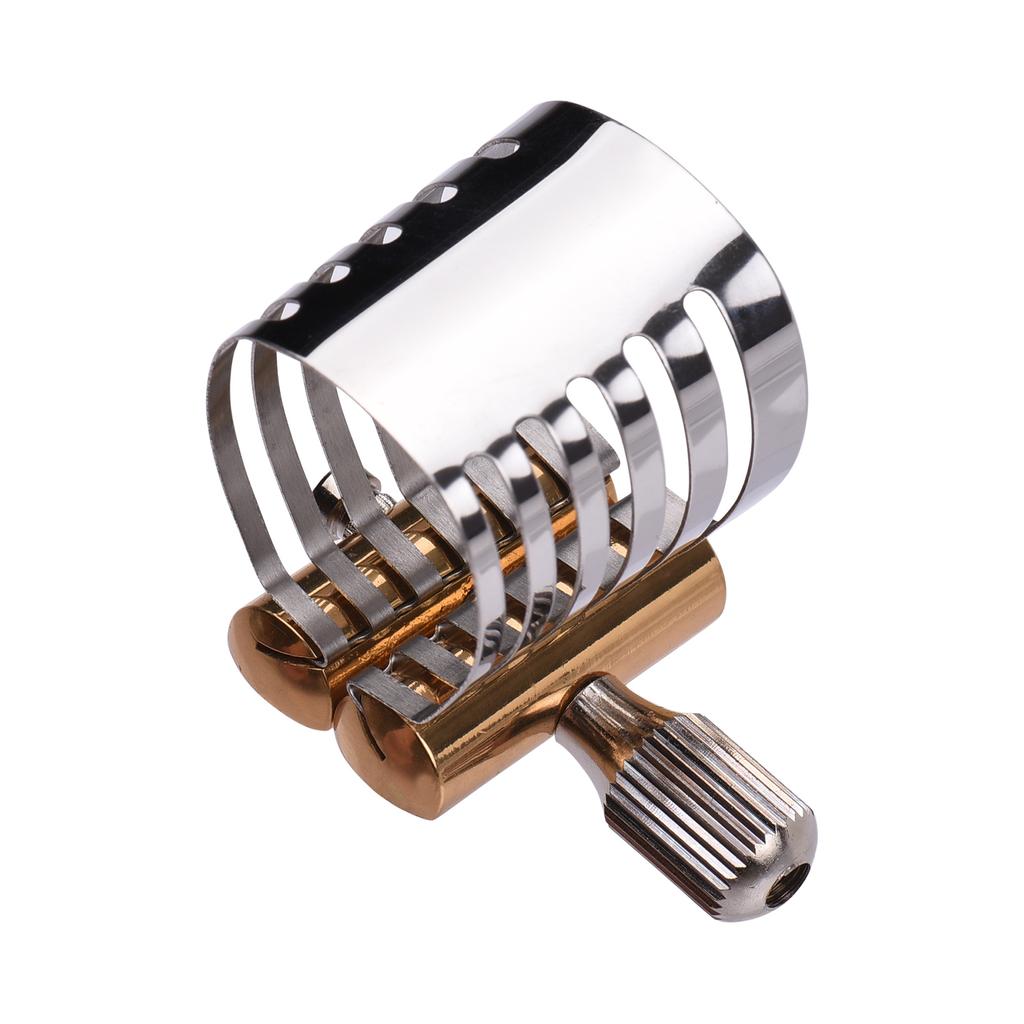 Single Screw Adjustment Saxophone Ligature Compact Durable Sax Ligature for Tenor Saxophone