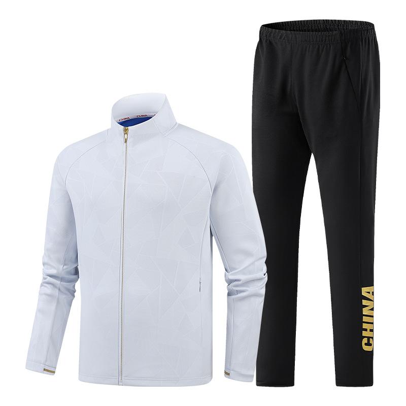 Sports suit men's sports jacket women's slim breathable wear-resistant enterprise work clothes group buying factory wholesale