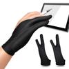 Black Blue Grey Pink Anti-Scratch Screen Glove Tablet Drawing Glove Two Finger Glove Painting Glove