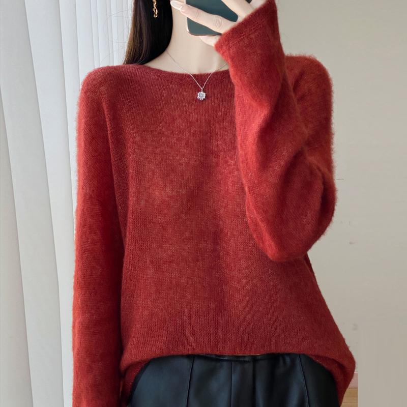 Женский кашемировый свитер Qinghe кашемир 30% кашемир 70% шерсть осенне-зимний пуловер теплый и модный