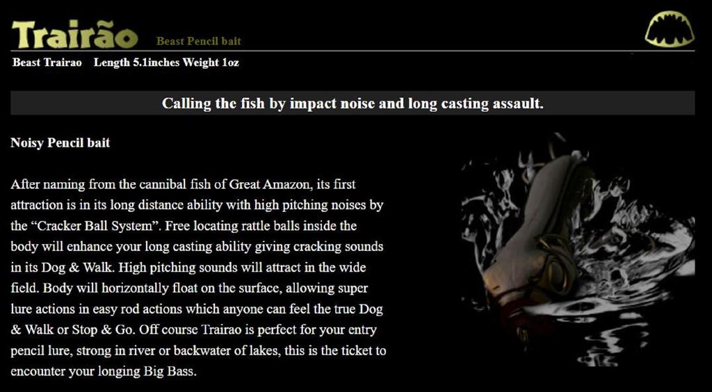 Imakatsu Trairao 130 Mm 28 Grams Floating Lure 755 (2177)