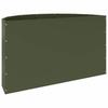 Plant Pot Olive Green 90 x 45 x 50 cm Steel