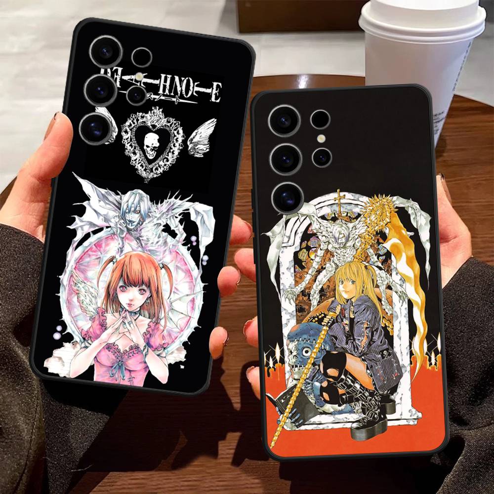 Misa anime D-Death N-Note Case For Samsung Galaxy Case S25 S23 S22 S21 S30 S20 S10 Ultra Plus FE TPU Soft Cover