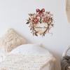 Декор для дома Love Bows Green Plants Спальня Гостиная Украшение Декоративные Наклейки На Стены