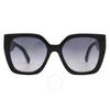 Grey Gradient Oversized Ladies Sunglasses Gg1300s 004 55 Gg1300s 004 55