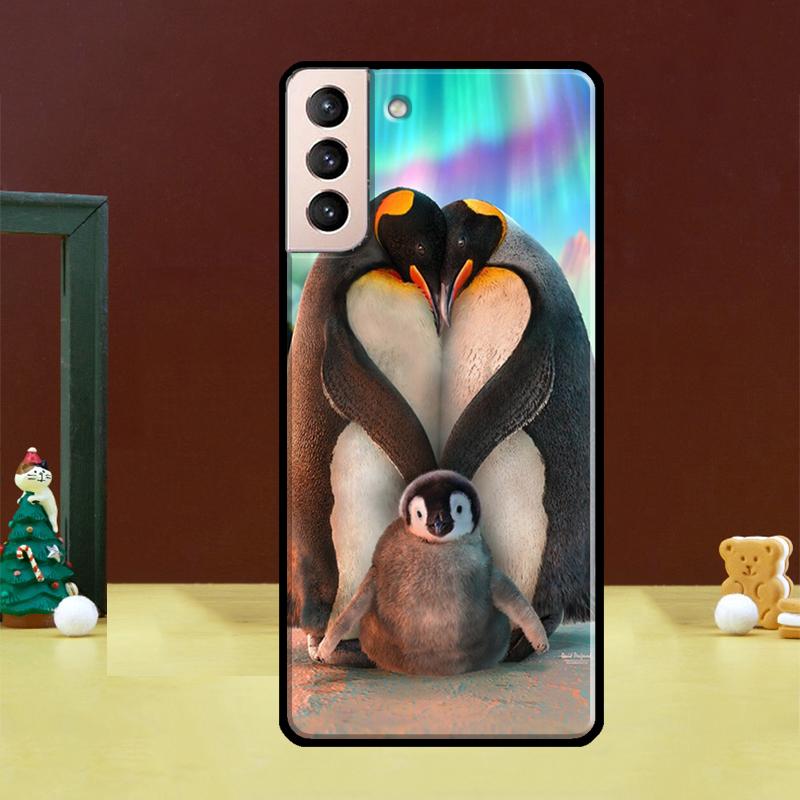 Чехол-пингвин для Samsung Galaxy S23 S21 S22 Ultra S8 S9 S10 Note 10 Plus Note 20 Ultra S20 FE