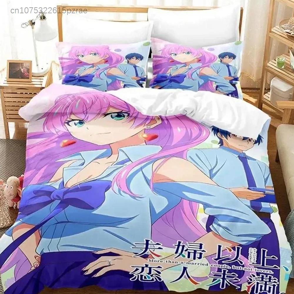 Anime More Than Married Couple But Not Lovers Bedding Set Bedroom Soft Modern Bedspreads Comefortable Duvet Cover Pillowcase
