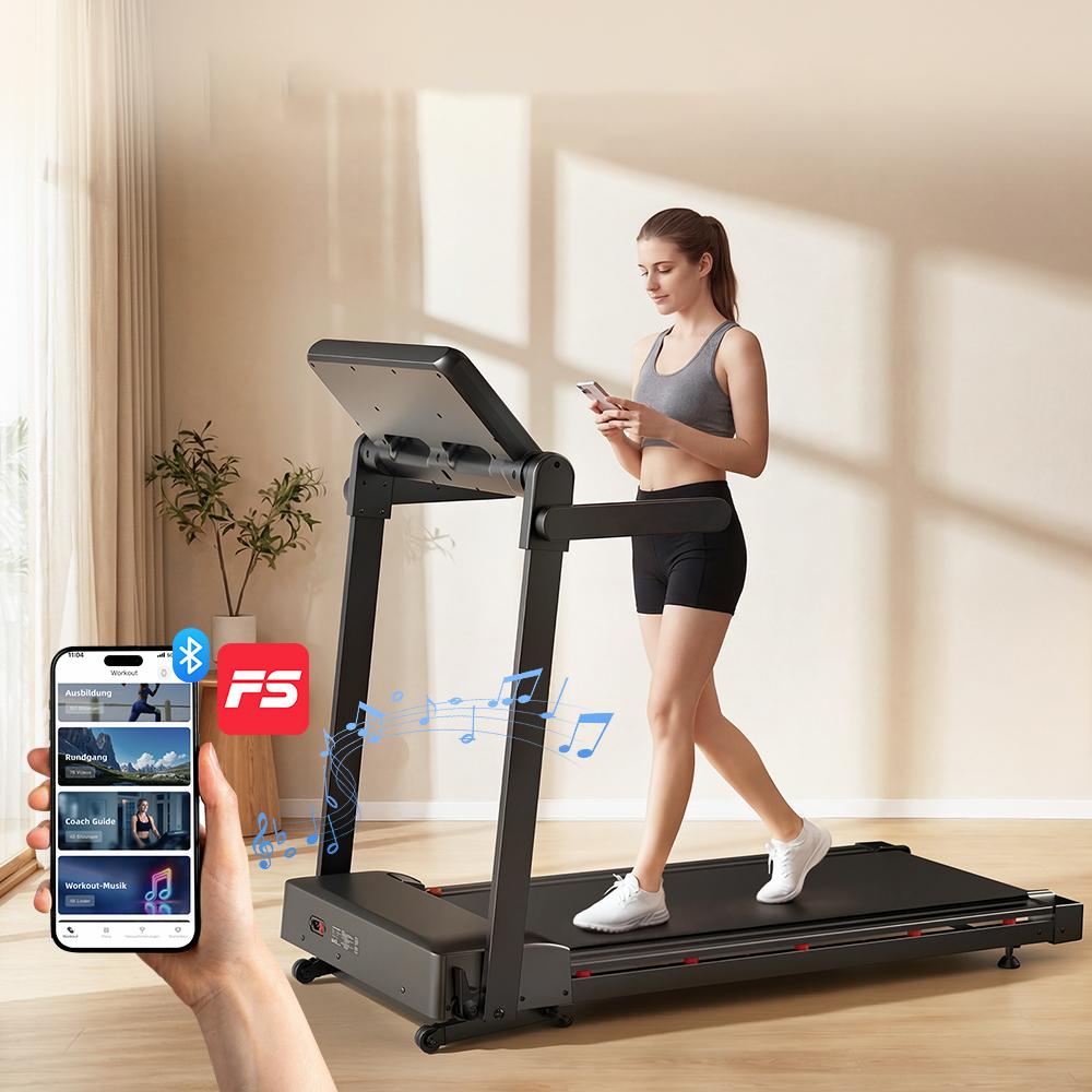 BIEŻNIA ELEKTRYCZNA DOMOWA SKŁADANA FT54 REGULACJA NACHYLENIA 15% z app do 150KG