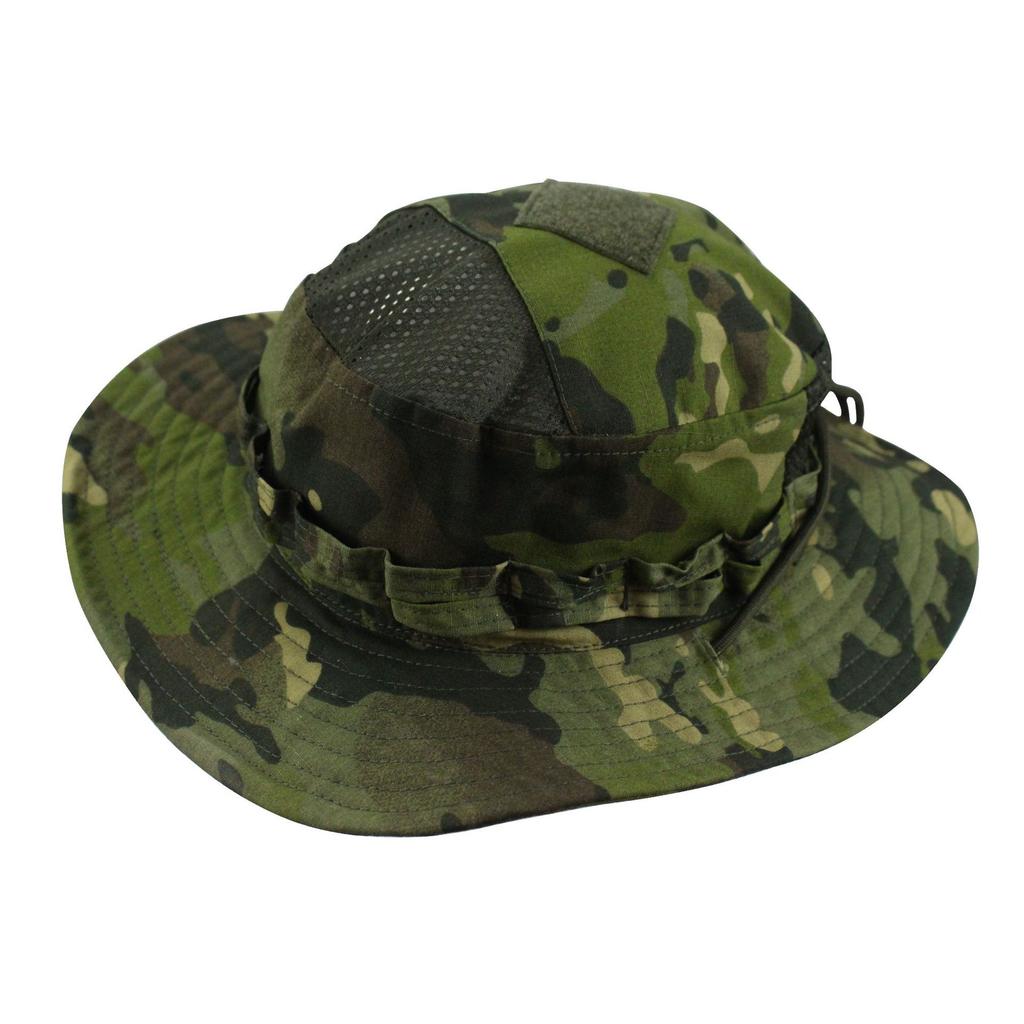 New Tactical Camo Boonie Hat Army Outdoor Wide Brim Sun Hat Fishing Bucket Hat for Hiking