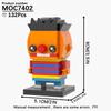 MOOXI MOC Anime Brickheadz Cartoon Figures Robot Animal Building Blocks Toys For Children Adult Friends Gift 3D Medol Kit Bricks