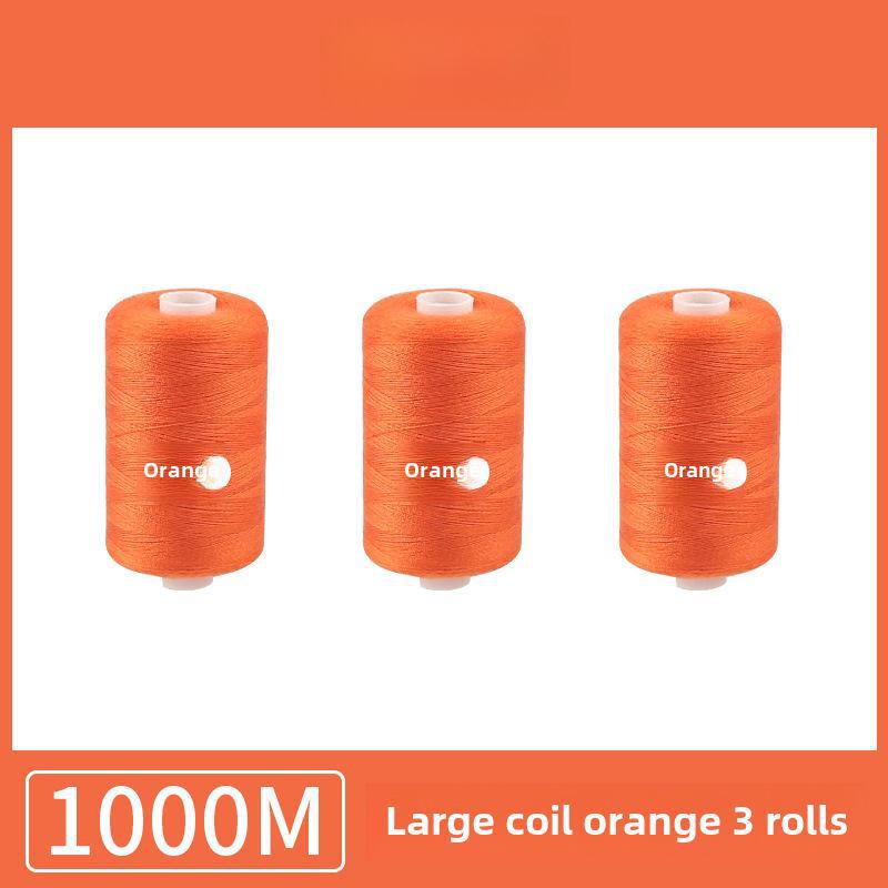 1000 ярдов ниток для бытового шитья: Полиэстер, цветная ручная работа, тонкая катушка