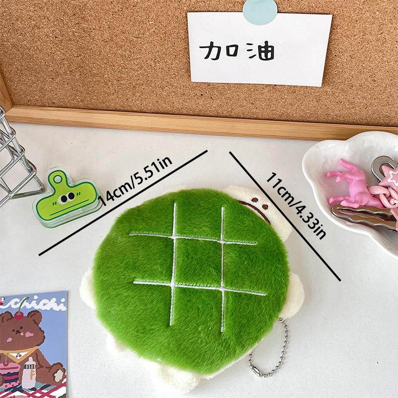 Милая черепаха плюшевый пенал косметичка ручка сумка кошелек для монет помада наушники сумка для хранения канцелярских принадлежностей школьные принадлежности